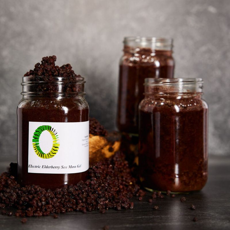 Product photo of DaddyButter Electric Elderberry Sea Moss Gel