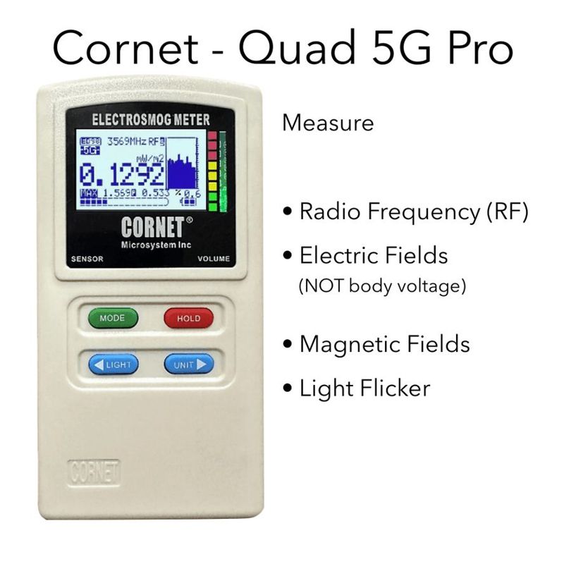 Product photo of EMFSafe Cornet Pro 5G Quad Meter