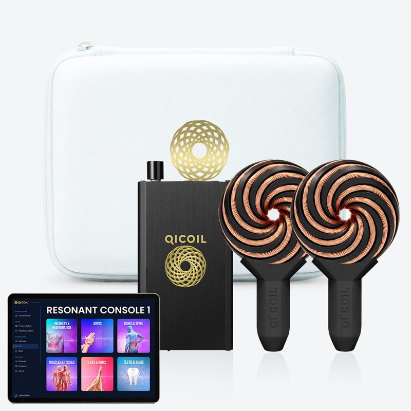 Product photo of Qi Life Qi Coil™ Mini Twin System with Resonant Console™ 1