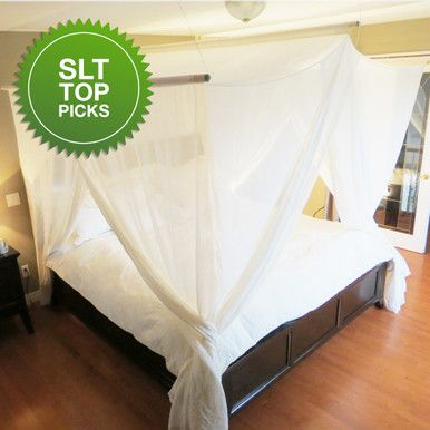 Product photo of Safe Living Technologies Swiss Shield Naturell Bed Canopy