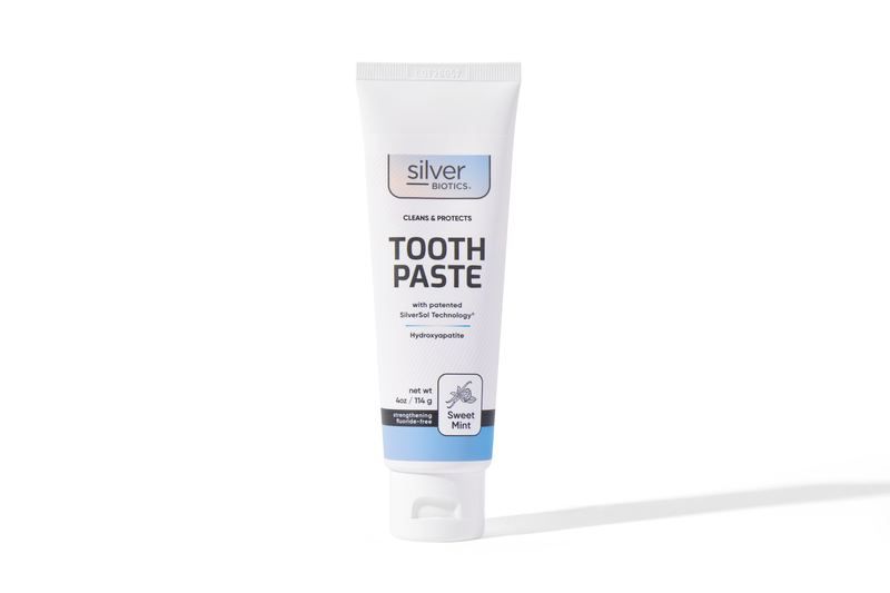 Product photo of Silver Biotics Fluoride-Free Hydroxyapatite Sweet Mint Toothpaste
